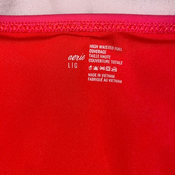 Pink high waisted swimsuit bottoms - Picture 2 of 3